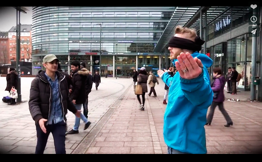 WATCH: Will Muslims Hug a Blindfolded White Man in the Centre of Helsinki?
