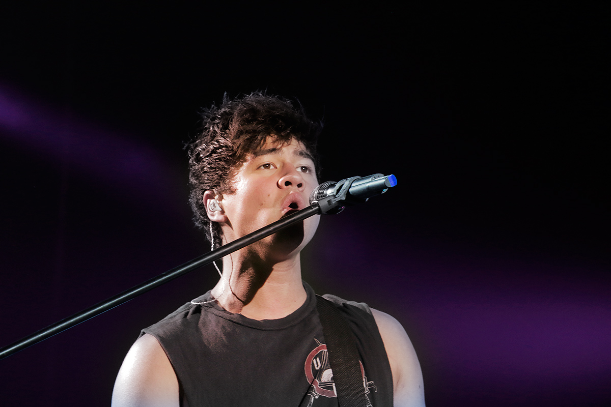 Calum Hood, the bass player. Picture: Tony Öhberg for Finland Today
