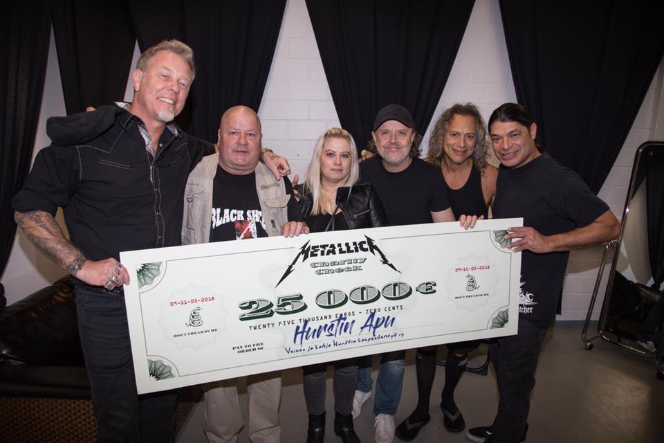 Metallica Donates 25,000 Euros to The Finnish Charity That Organizes Bread Queues for Thousands