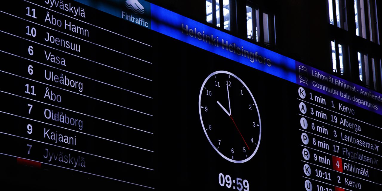 Nationwide Rail Passenger Information System Disruptions Resolved, According to Fintraffic