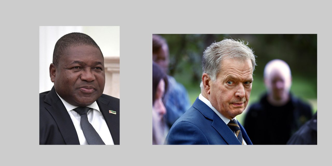 President Filipe Nyusi of Mozambique to Arrive in Finland for a Working Visit Next Week; President Nyusi to Meet with Finnish President Sauli Niinistö and Others