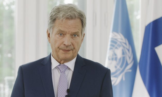 President Niinistö Addresses Strategy to Overcome the Pandemic, Global Warming and Gender Equality