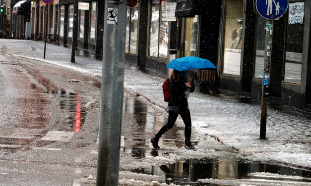 GALLERY: Wet Snow Covers Helsinki