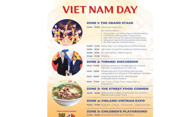 Viet Nam Day 2025: Experience Finland’s First and Largest Vietnam Festival on Saturday in Helsinki